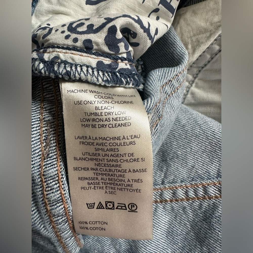 NWT FREE PEOPLE We the Free Chani Denim Skirt Size 30 Sweetly Stoned - Picture 10 of 12